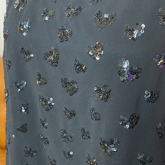 Express Black Tank with Hearts - Picture 2 of 2